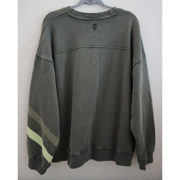 FP Movement OB1673278 Women Sz S Ash Green All Star Logo Crewneck Sweatshirt - Picture 2 of 15